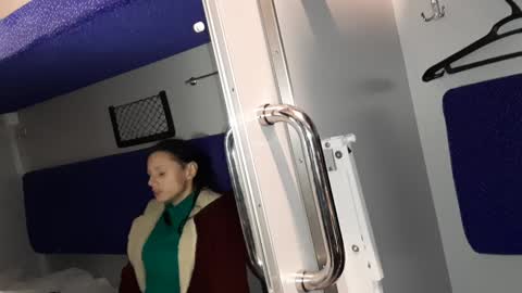 A stranger and a fellow traveler and I cumming in a train compartment - Lesbian-candys
