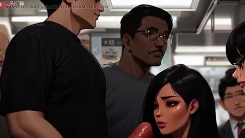 Big Ass Milfs, Big Natural Titty Having Teens, & Exotic Beautiful Women GET FUCKED In Spicy Toons: The Subway 2