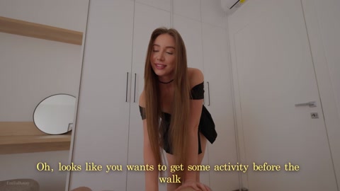 Your Naughty Girlfriend got You Hard before the Walk 😈